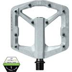 Crankbrothers Платформен педал Crankbrothers Stamp 2 Platform pedals - Raw Silver - размер Large (860-2379-0212)
