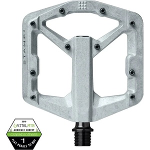 Crankbrothers Платформен педал Crankbrothers Stamp 2 Platform pedals - Raw Silver - размер Large (860-2379-0212)
