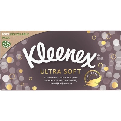 Kleenex Ultra Soft Box хартиени кърпички 64 бр