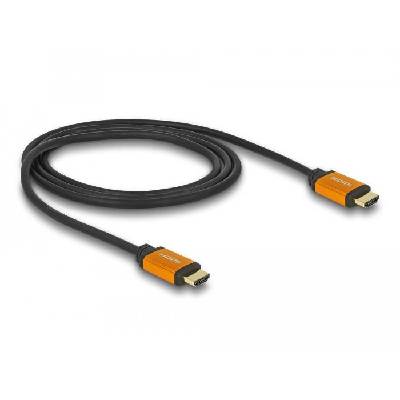 Кабел Delock High Speed, HDMI мъжко - HDMI мъжко, 48 Gbit/s, 8K 60 Hz, 1 м (DELOCK-85727)