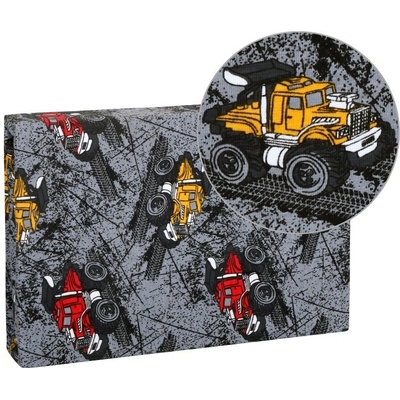 Bellatex Prostěradlo jersey s elastanem Auto monster truck 60x120