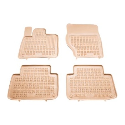 Гумени стелки за audi q7 4l (2005-2015) - тип леген бежов
