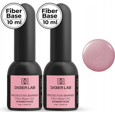 SADA 2x10ML HYBRIDNÍ BÁZE FIBER DIDIER LAB SHIMMER NUDE