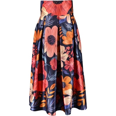 Takoy Elektronický PDF střih dámská skládaná sukně ze saténu Heaven-40-46