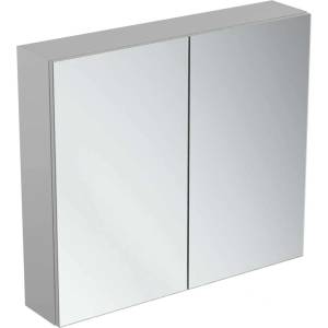 Ideal Standard Mirror&Light - Огледален шкаф 80x70 см, алуминий T3591AL (T3591AL)
