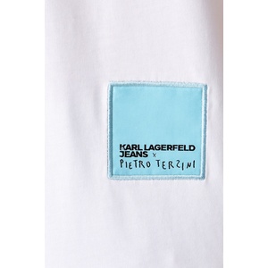 Karl Lagerfeld Jeans тениска дамска от памук x Pietro Terzini (B4W17076)