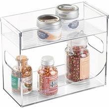 iDesign Binz organizér na kořenky průhledná 11.8 cm 21.6 cm 26 cm