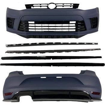 Боди кит пакет за vw polo (2010-2018) - r дизайн грундиран (1062101)