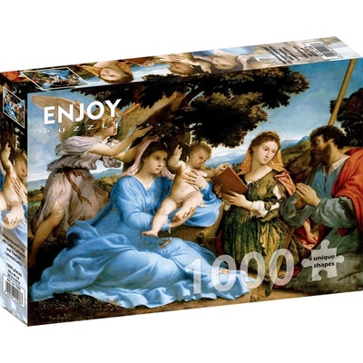ENJOY Madona s dieťaťomsvätou Katarínou a Tomášom 1000 dielov