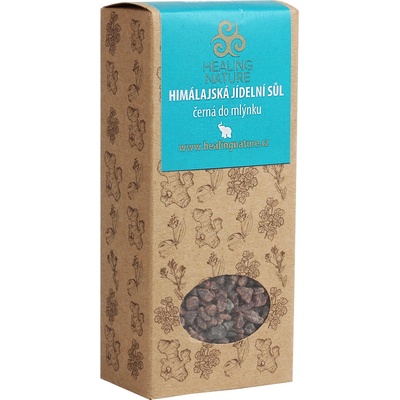 Healing Nature HN himalájská jídelní sůl černá DO MLÝNKU 200 g