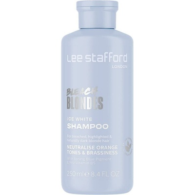 Lee Stafford Ice White Shampoo pro ledový odstín blond vlasů 250 ml