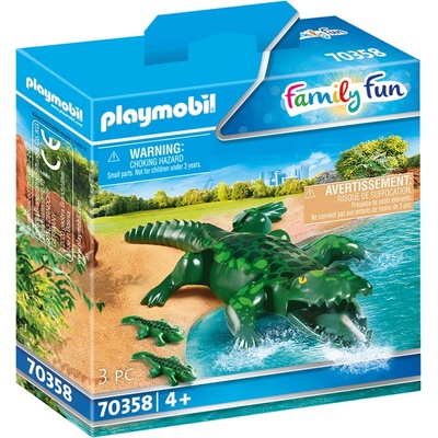 Playmobil 70358 Aligátor s mláďaty