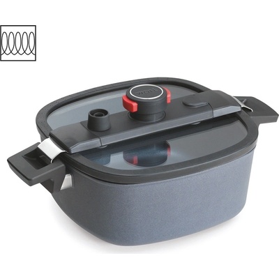 Titanový Polotlakový Kastrol Diamond Active Lite 26 x 26 cm na indukci - WOLL