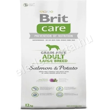 Brit Care Grain-free Adult Large Breed Salmon & Potato 3 kg