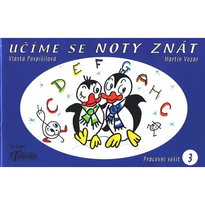 Učíme se noty znát - pracovní sešit 3