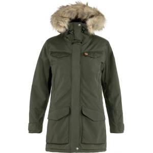 Fjall Raven Дамско палто Fjällräven Women's Nuuk Parka Coat - Deep Forest (102-3043-0313)