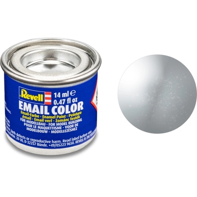 Revell Farba ENAMEL 90 Strieborná metalická Silver Metallic 14ml