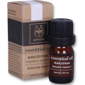 APIVITA 100% биологично етерично масло Майорана , Apivita Essential Oil Marjoram 5ml