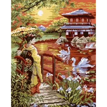 Image 1 of Казанлъшки гоблени Гоблен Японско утро Anchor (Немски)