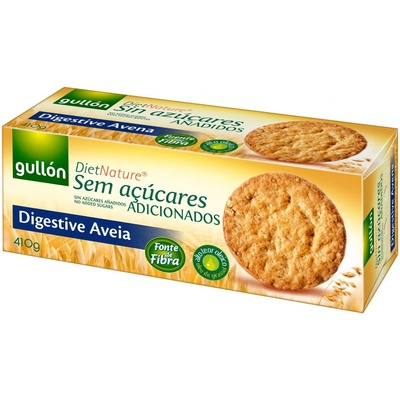gullón Бисквити Дайджестив Овесени Ядки без Добавена Захар 410 г