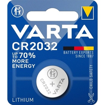 VARTA 6032112401 CR2032 литиева клетка с бутон 1бр/блистер (6032101401 / 6032112401)