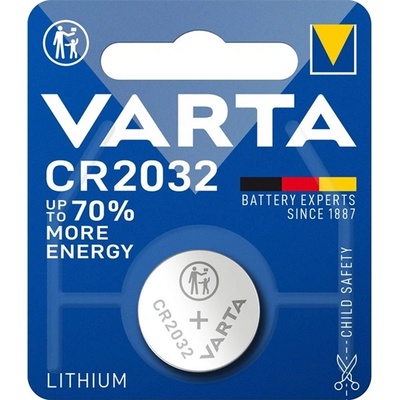 VARTA 6032112401 CR2032 литиева клетка с бутон 1бр/блистер (6032101401 / 6032112401)