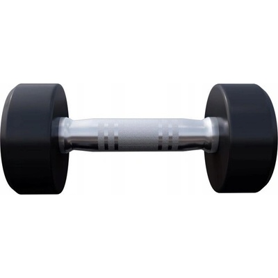 Gorilla Sports Potažené pogumované jednoruční činky 1 x 5 kg