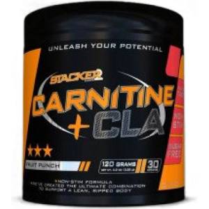 Stacker 2 Carnitine + CLA Powder [120 грама] Плодов Пунш