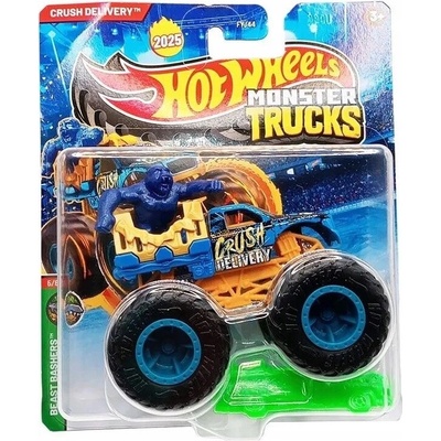 Mattel Hot Wheels Monster Trucks Beast Bashers Crush Delivery