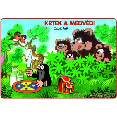 Krtek a medvědi omalovánka