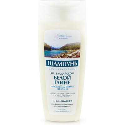 Fito Kosmetik šampon s valdajským bílým jílem a komplexem tekutých keratinů 270 ml