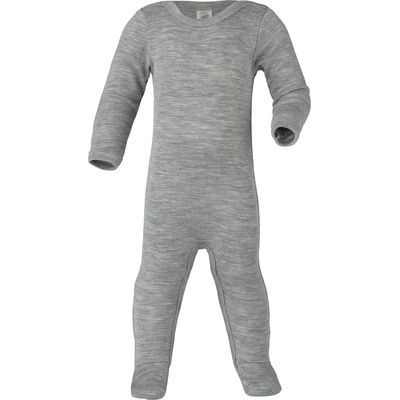 Engel Детски цял костюм Engel Kids' Onesie with Press Studs Overall - Hellgrau Melange - размер 86/92 (EU) (704-2803-0314)