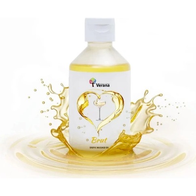 Verana Brut erotický masážny olej 250 ml