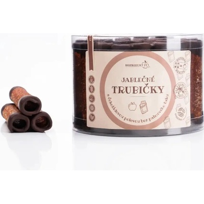 Bioprodukt JT Jablečné trubičky s čokoládovou polevou bez palmového tuku 0,54 kg