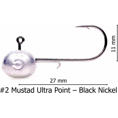 SAF Jigová hlava na okouny Mata-Mata vel.4 5g 5 ks
