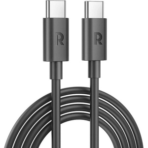 RAVPower Здрав кабел с бързо зареждане за устройства с USB-C - RavPower RP-CB1021 USB-C to USB-C Cable 60W (100 см) (черен) (75-07010-046)
