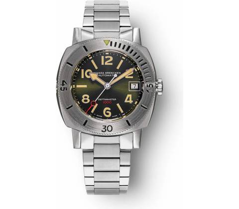 Nivada Grenchen Depthmaster Čísla - Bracelet Flat Link