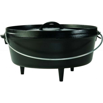 Dvojitý litinový hrnec Lodge Camp Dutch oven s poklicí 5,7 l L12CO3