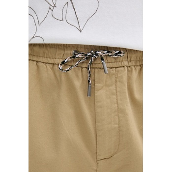 GUESS Панталон Guess AXEL мъжки в бежово със стандартна кройка M5GB79 WH4EA (M5GB79.WH4EA)