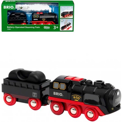 Brio 33884 Parní lokomotiva s vodní nádrží na baterie – Zboží Dáma