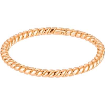 Olivie Stříbrný zatočený prsten ROSE 8841
