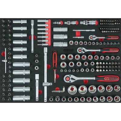 KS Tools súprava nástrčných kľúčov, palcový, 1/2 12.5 mm, 711.0195
