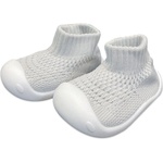 Raya Toys Бебешки буйки с чорап Raya Toys - Размер 20-21, 13.5 cm, сиви (601124615) - baby