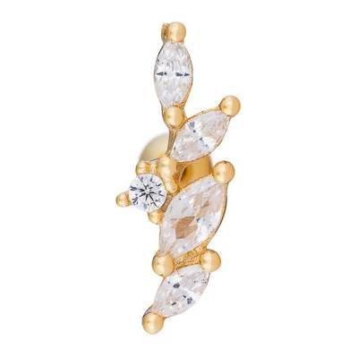 Franco Bene Wing pozlacená piercingová náušnice 911 – Zboží Dáma