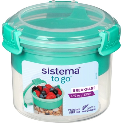 Sistema To Go Dóza na raňajky s miskou a lyžičkou 530 ml mix