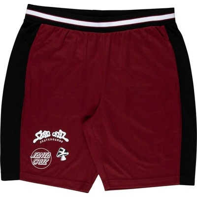 Santa Cruz Winkowski Ocho Mesh Shorts Black/Dark Rust