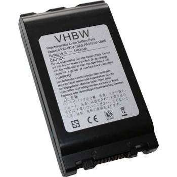 VHBW Батерия за Toshiba Satellite 6000 / 6100 / 6050 / R10 / R20 / R25, 4400 mAh (106161149)