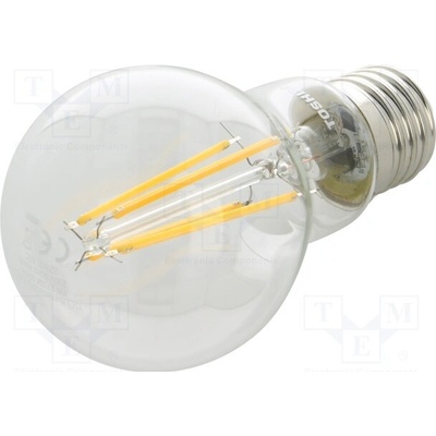 Toshiba LED LIGHTING DELS-FBW400727AE11 Žárovka LED teple bílá E27 230VAC 806lm 7W 270° 2700K