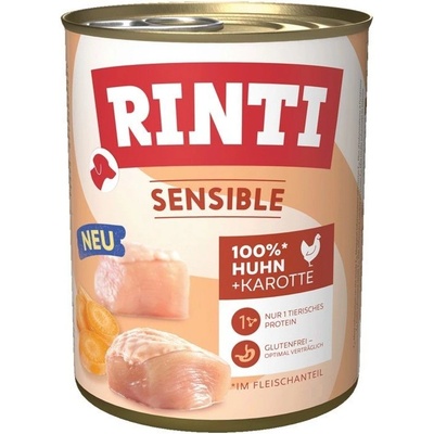 Rinti Sensible Adult kura & mrkva 800 g
