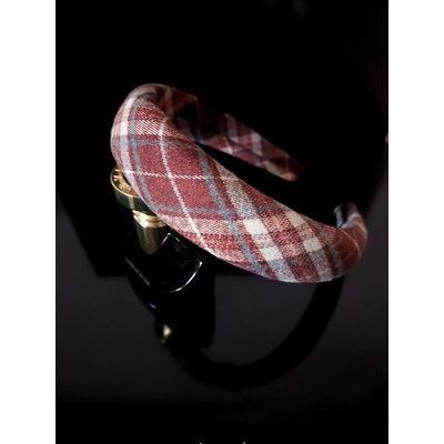 Radi handmade Диадема малиново каре (722)